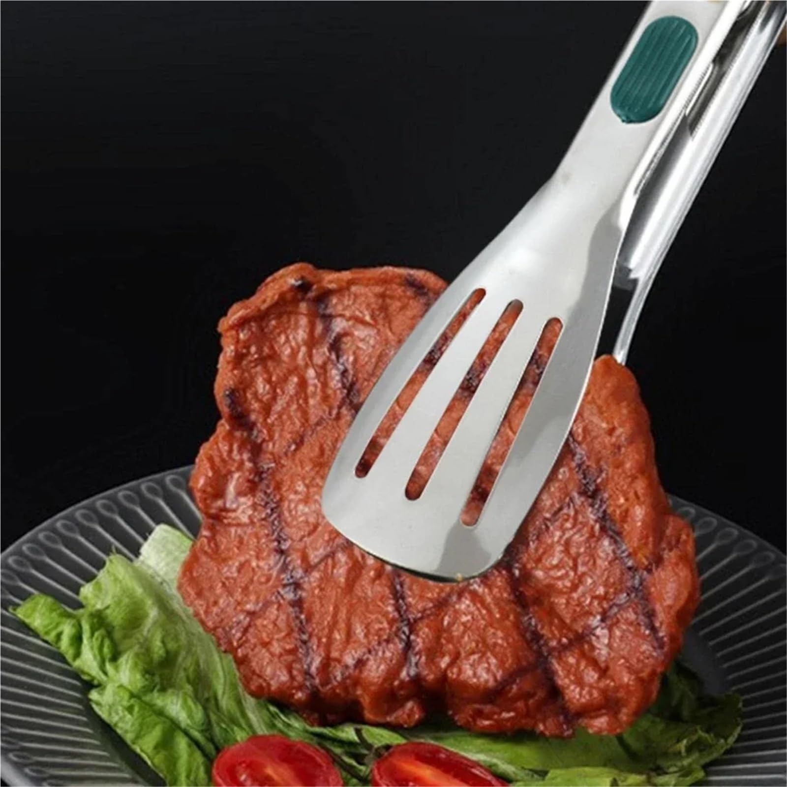 Szczypce do grillowania, Szczypce ze stali nierdzewnej, chleb sałatkowy z mięsem BBQ, 1/3 szt., wiele rozmiarów(12 inch)