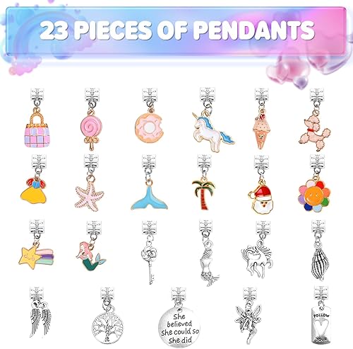 Miniatura 4 de BIIB Kit de fabricación de pulseras para niñas, suministros de arte para niñas de 8 a 12 años, artes y manualidades para niñas de 8 a 12 años,