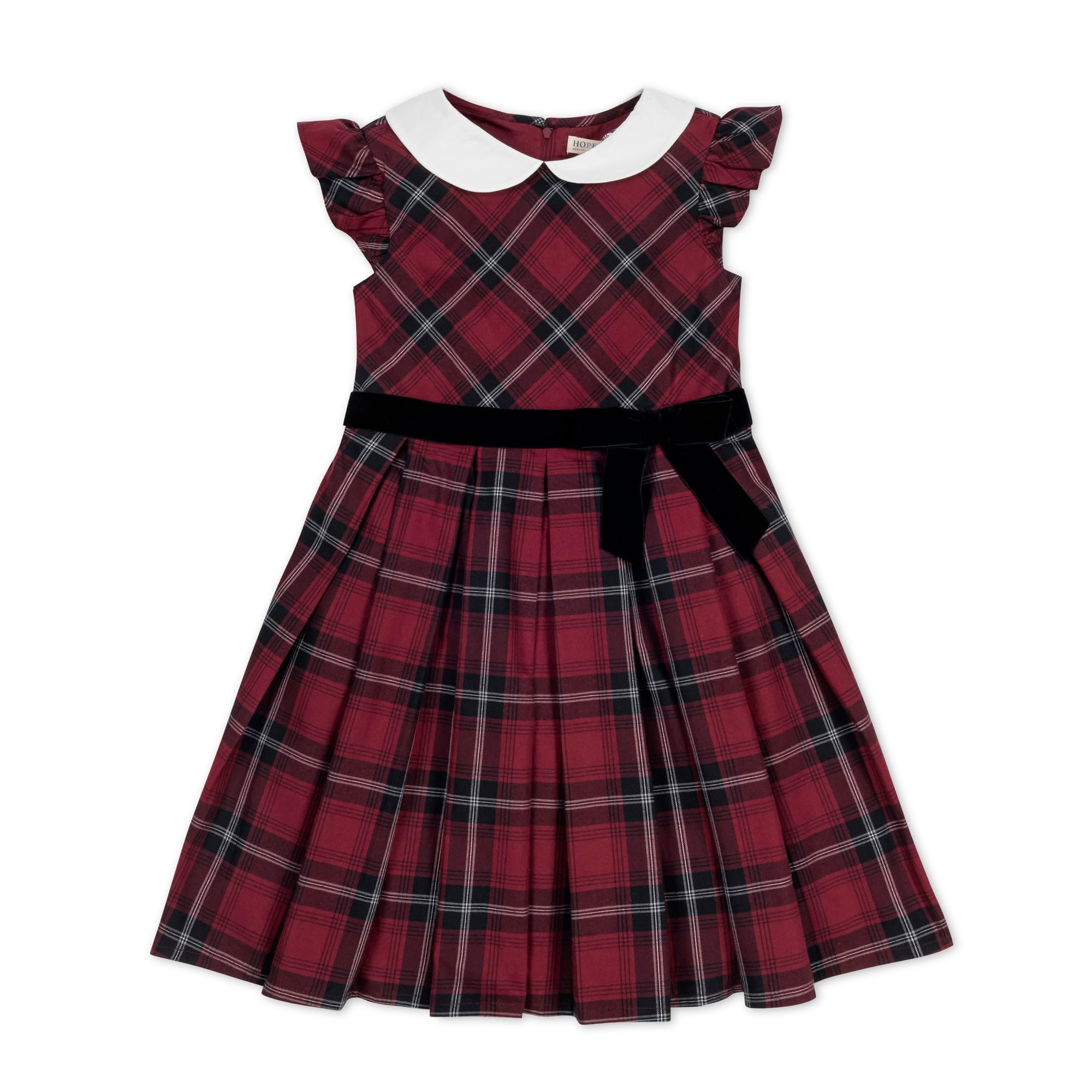 Hope &amp; Henry Girls' Milano Tipped Sweater Dress