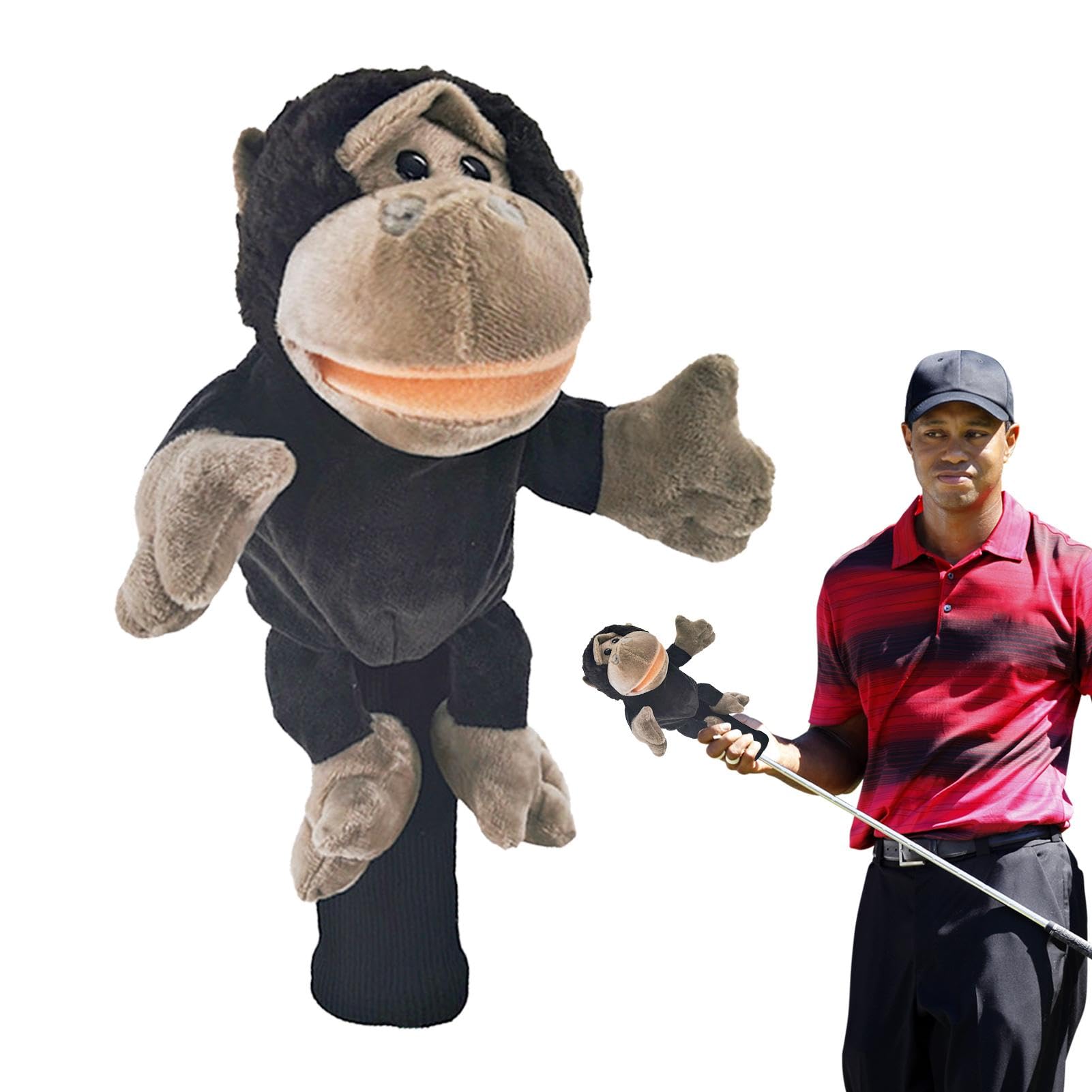 Copre chef da golf divertenti | Protezioni uniche per animali da golf | Copertine da golf in peluche | Copertine testa di ferro da golf | Copertine da golf perfettamente adatte e sicure