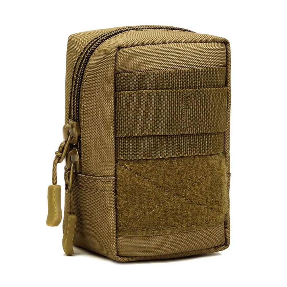 YAKASO Taktische Molle-Tasche – Wasserabweisende Utility Pouch Aus 800D Nylon, 17x11x3 Cm, Für Gürtel & Rucksack