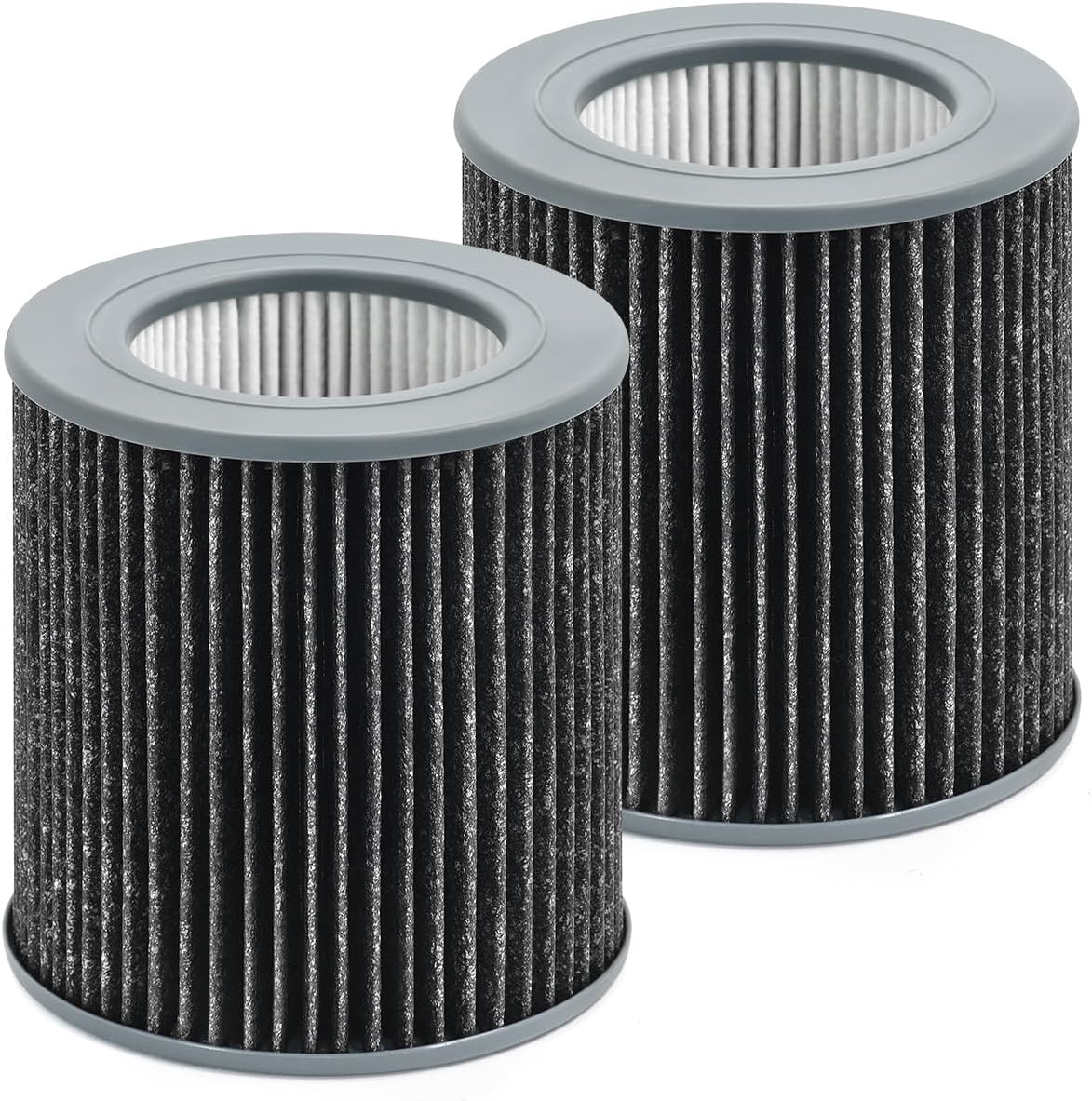 2 Pcs Air Mini PECO-HEPA Filter Replacement Compatible with Molekule Tri-Power AirMini & Air Mini+ Air Pur-ifiers, H13 Ture HEPA Filter for Home, Activated Carbon for Smoke, Dust, Odors