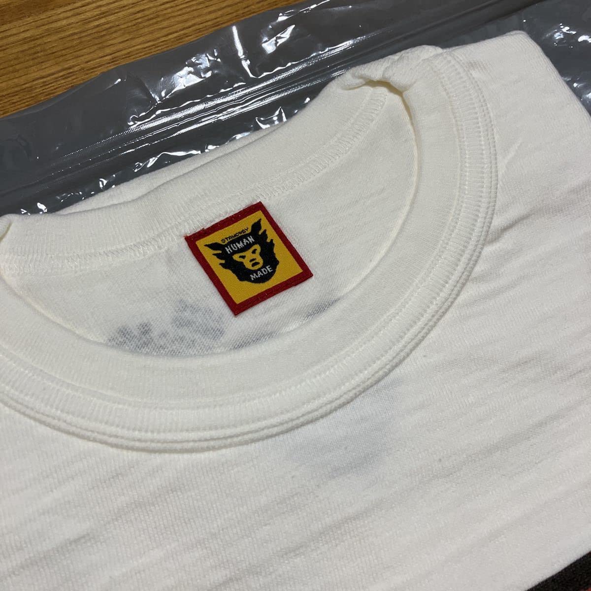 Amazon.co.jp: 木梨憲武 × HUMAN MADE T-SHIRT 白(L) ヒューマンメイド 