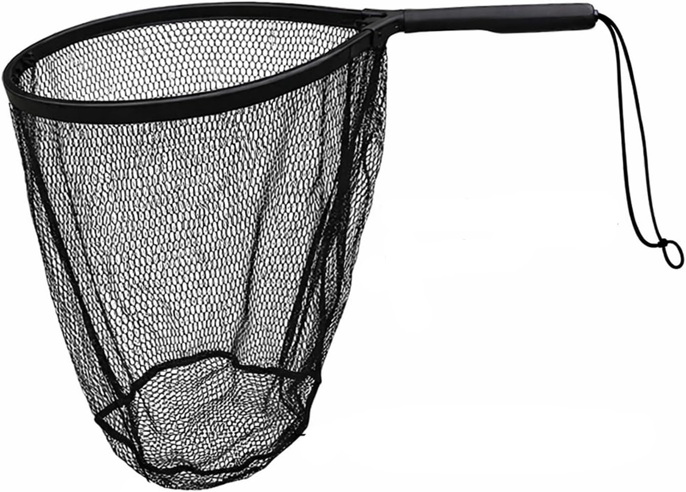 Aventik Trout Fly Fishing Net for Catch & Release, Deep Rubber Bag Landing Net for Trout Bass Crappie Fishing