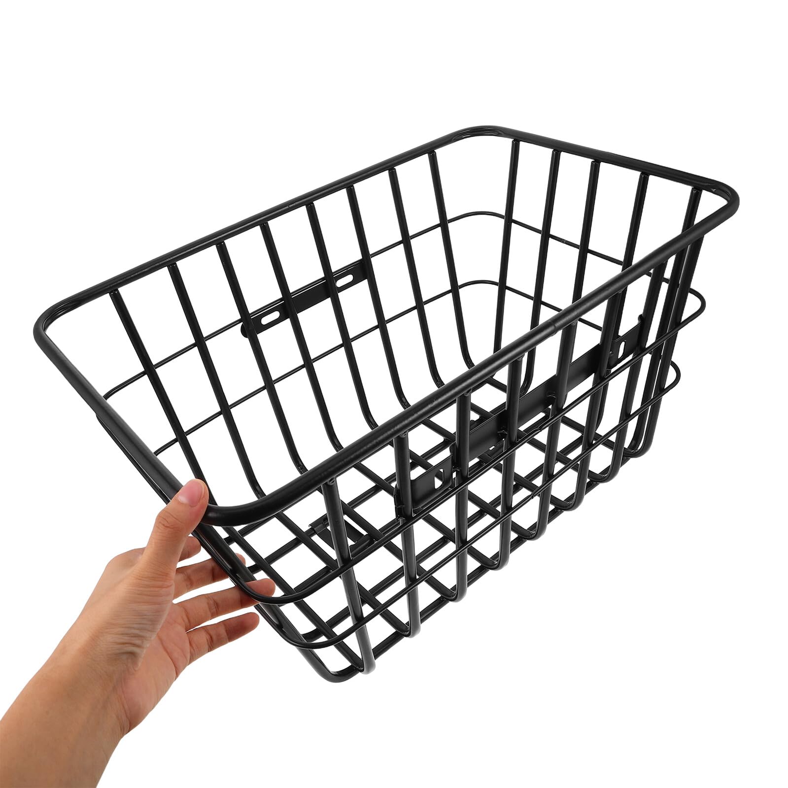Toddmomy Cesta Delantera para Bicicleta Cesta Metálica para Accesorios Almacenamiento Ligero para Libros Comestibles Viajes Cortos Triciclos Infantiles