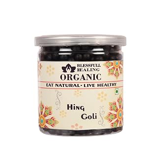 Blessfull Healing Organic Hing Goli 250 Gram Airtight Container