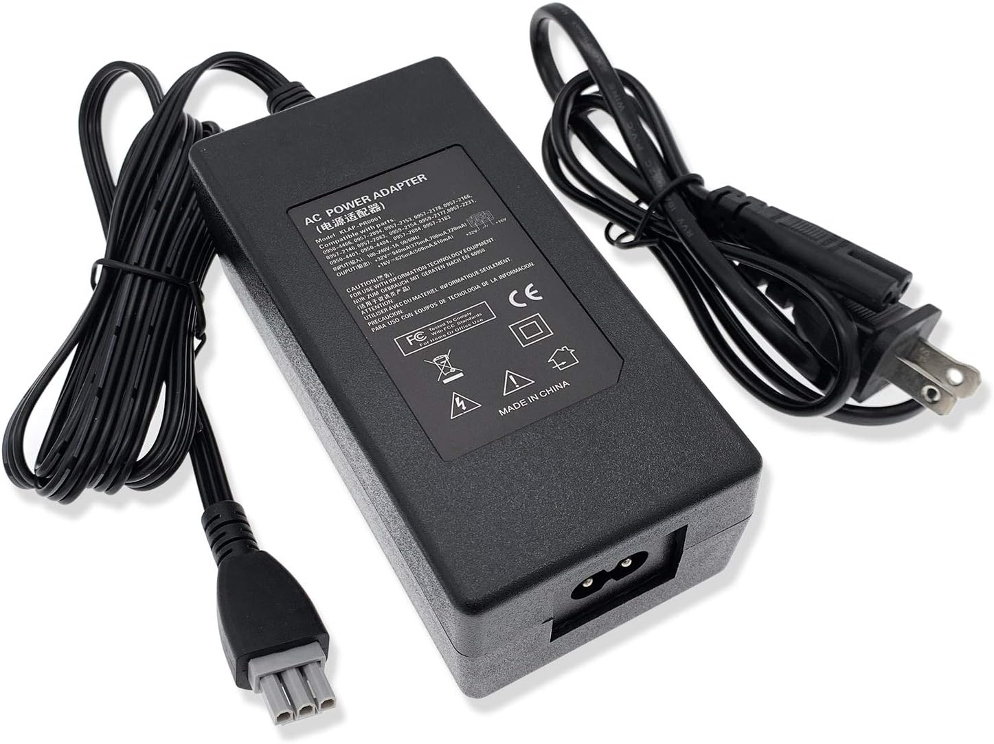 AC Power Adapter For HP Photosmart C4550 C4580 C4583 C4585 C4588 Printer - Replacement Charger