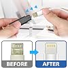 Kit de limpieza para iPhone 13 en 1 con limpiador de puerto de carga y estuche portátil | Multiherramienta de limpieza para reparar iPhone AirPods Pro iPad (Tipo C) puerto de carga, altavoz, cables Lightning, conectores 5