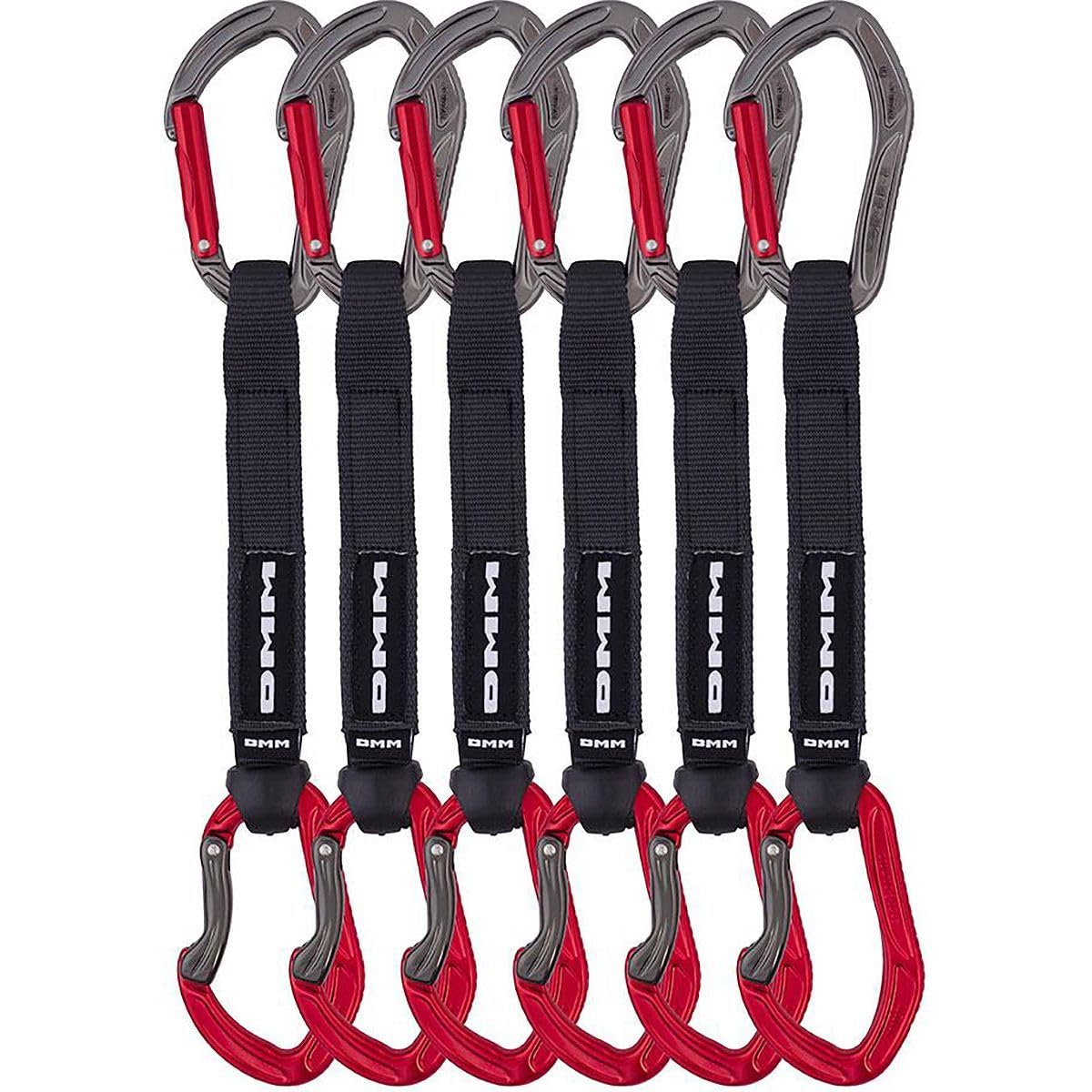DMM Alpha Sport Quickdraw - Titanium/Red 18cm - 6 Pack