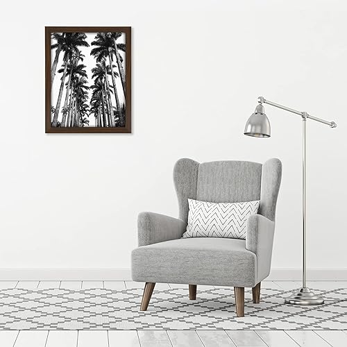 Vista 1005 de Americanflat - Marco para póster de 71 x 74 cm con plexiglás pulido, portarretratos negro de madera industrializada, Epic Collection, marco ancho