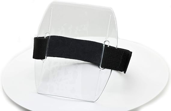 Armband ID Badge Holder with Black Strap Arm Band by  - Pack of 2 PCS