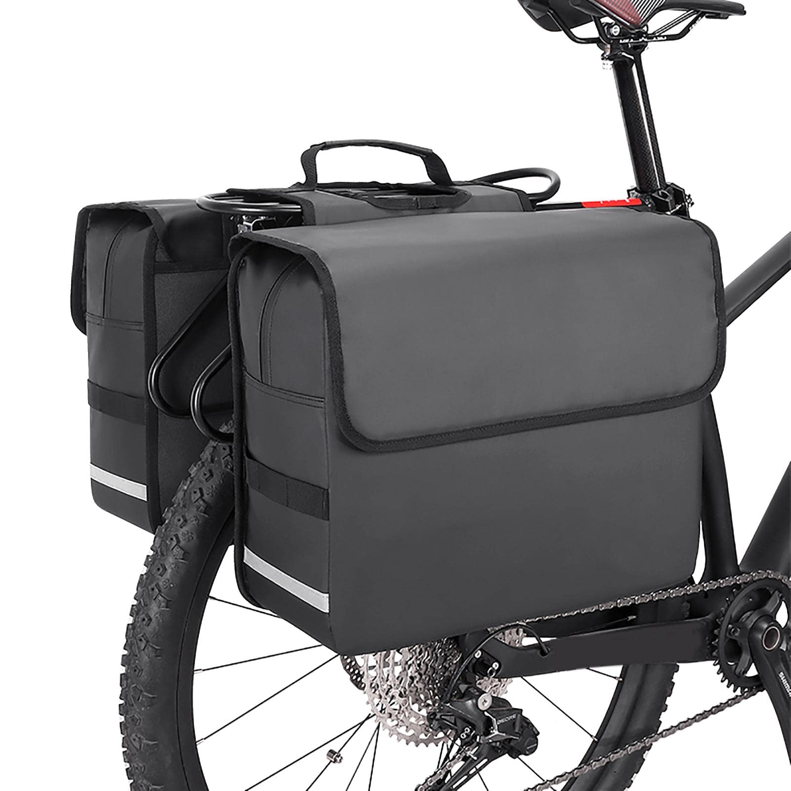 Amazon | パニアバッグ 自転車 リアバッグ サイドバック キャリア 
