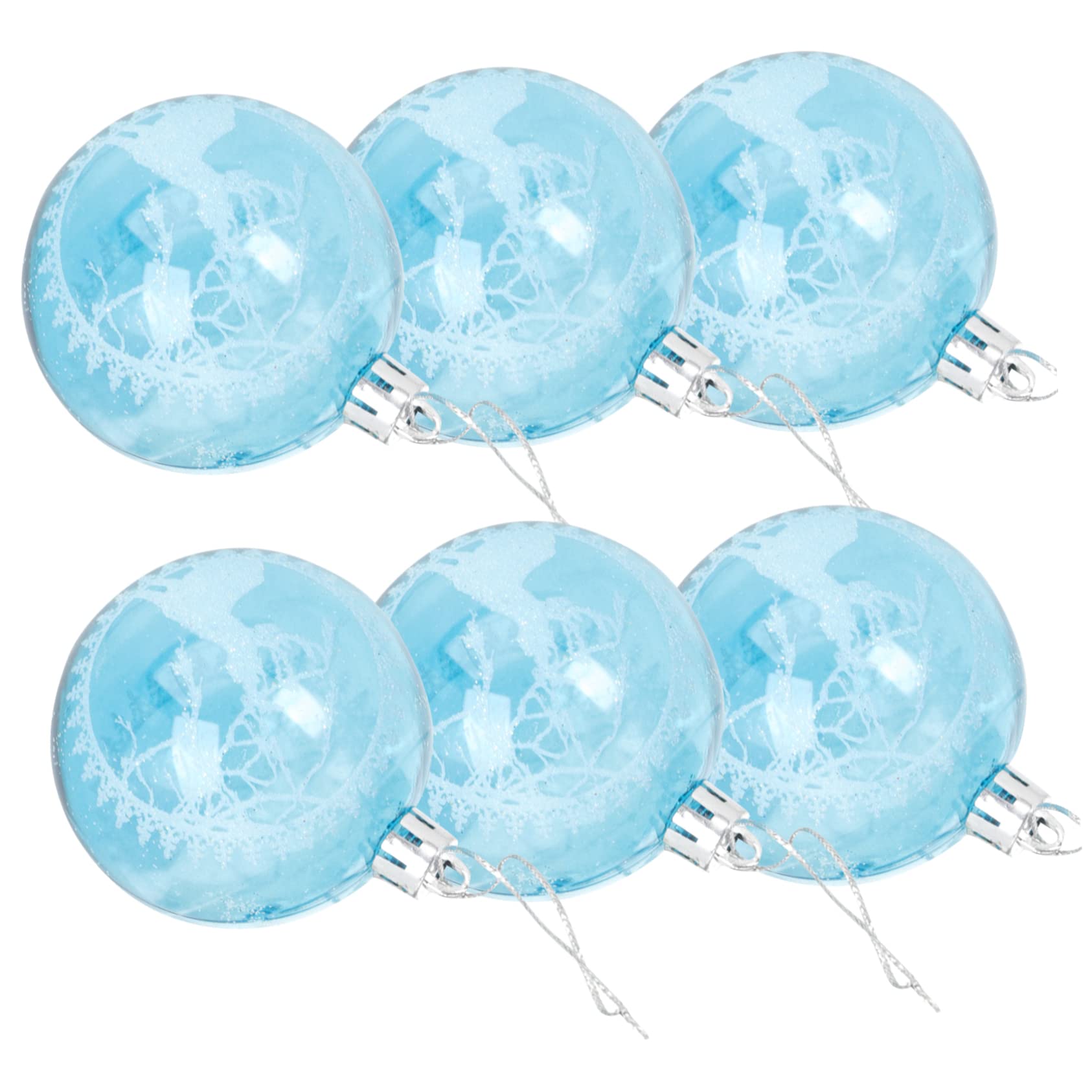 ABOOFAN 24piezas Adornos Colgantes De Navidad Bolas Decorativas Pintadas para Árbol Decoraciones Festivas para Bodas y Fiestas y Resistente