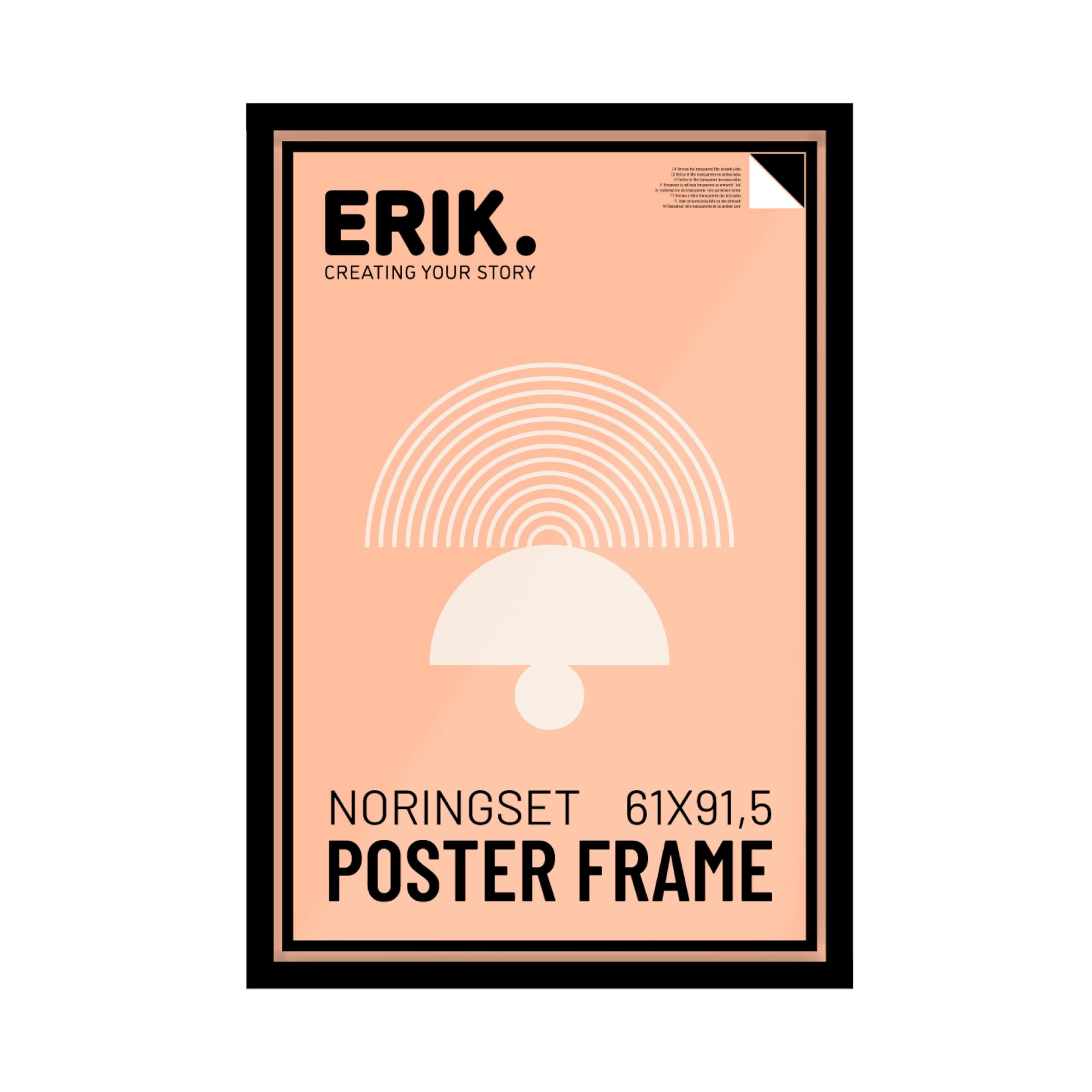 Grupo Erik Cadre 91,5 x 61 cm pour Poster en MDF | Decoration Murale Bois ou Cadre pour Puzzle