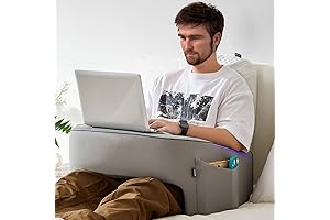 Oversized and Ultra-Comfy Sofa Desk with Memory Foam