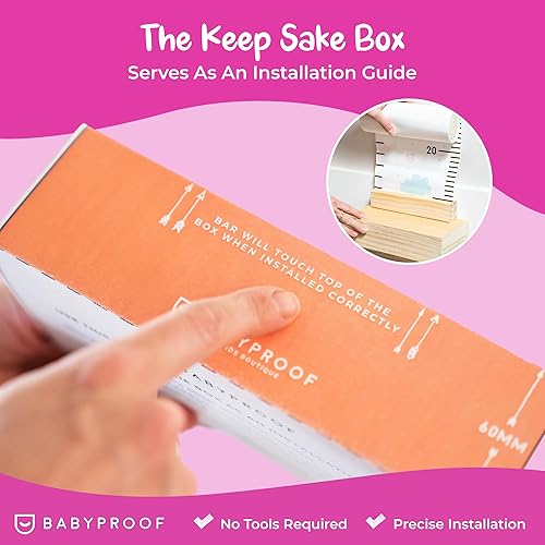 Miniatura 9 de Tabla de crecimiento para niños por Baby Proof  Tabla de altura de medición y decoración de niños. Recuerdos significativos a través de la tabla de