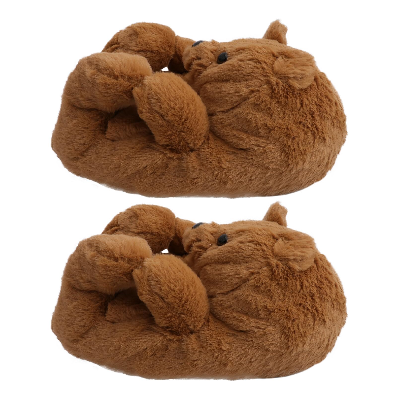 Mipcase Zapatos Cálidos de Felpa para Mujer Pantuflas Antideslizantes Dibujos Animados para Invierno Uso Interior Casa Obsequio de Navidad