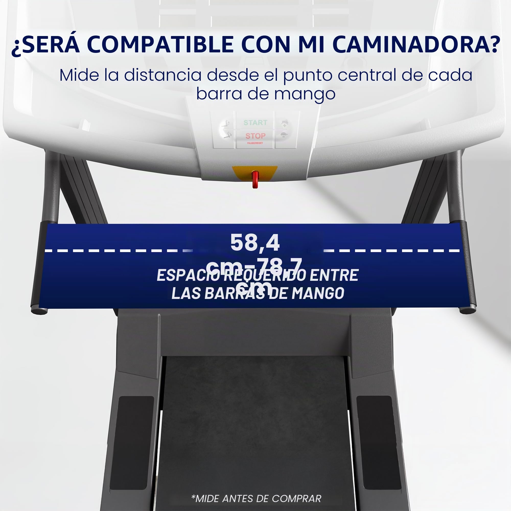 Vivo Universal Treadmill Desk, Ergonomic Platform for Notebooks, Tablets, Laptops, and More, Workstation for Treadmill Handlebars up to 31 Inches