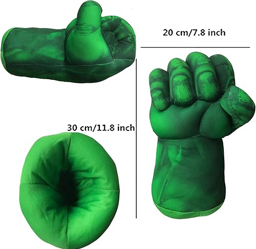 Miniatura 3 de Guantes y capas de superhéroes para niños, juguetes de felpa suave, accesorios para disfraces, guantes de cosplay para niños
