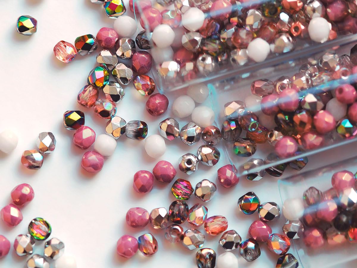 Cabochon in cristallo ceco sfaccettato color bianco opal 11 mm, x 1