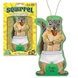 Squirrel Standing in Underwear Funny Air Freshener