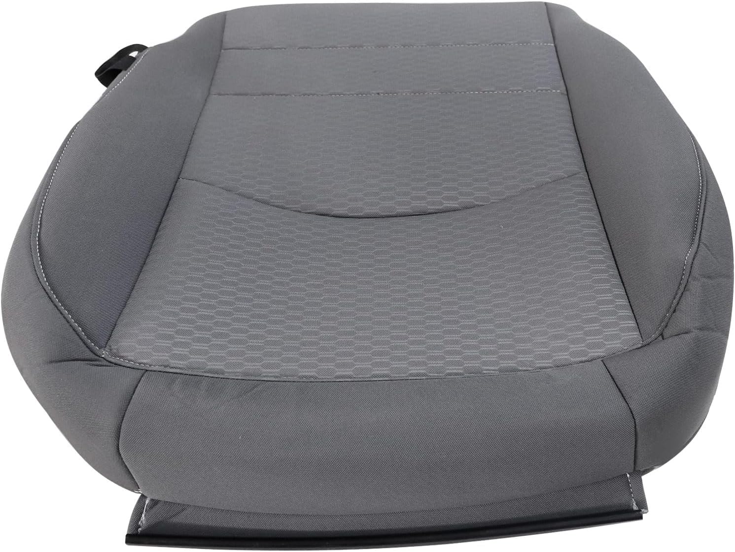 Driver and Passenger Bottom Cloth Seat Covers Gray Compatible with Dodge Ram 1500 2500 3500 4500 5500 2013 2014 2015 2016 2017 2018