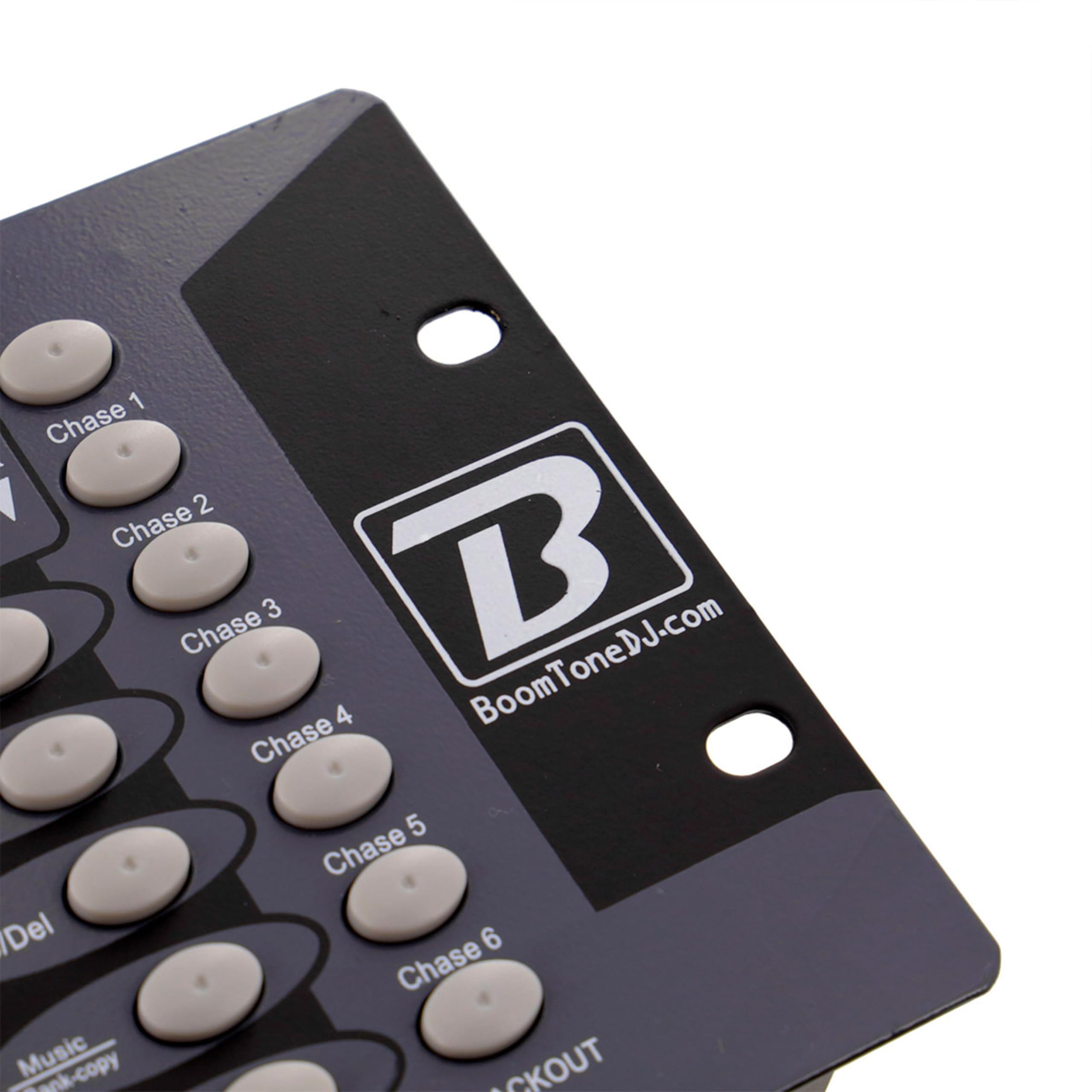 BoomToneDJ DMX 192 mk2 Contrôleur DMX 512 professionnel Console 192 canaux. 23 banques de 8 scènes programmables. Contrôle jeux de lumière. 8 faders Effets DJ Disco Light Eclairage de scène Théâtre