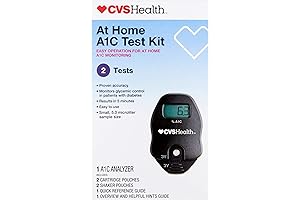 CVS A1C At Home Test Kit: Home-Based Glycemic Control Monitoring