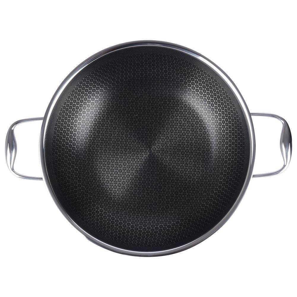 Orion Group Wok Patelnia Patelnia ze stali szlachetnej COOKCELL HYBRYD 28 cm