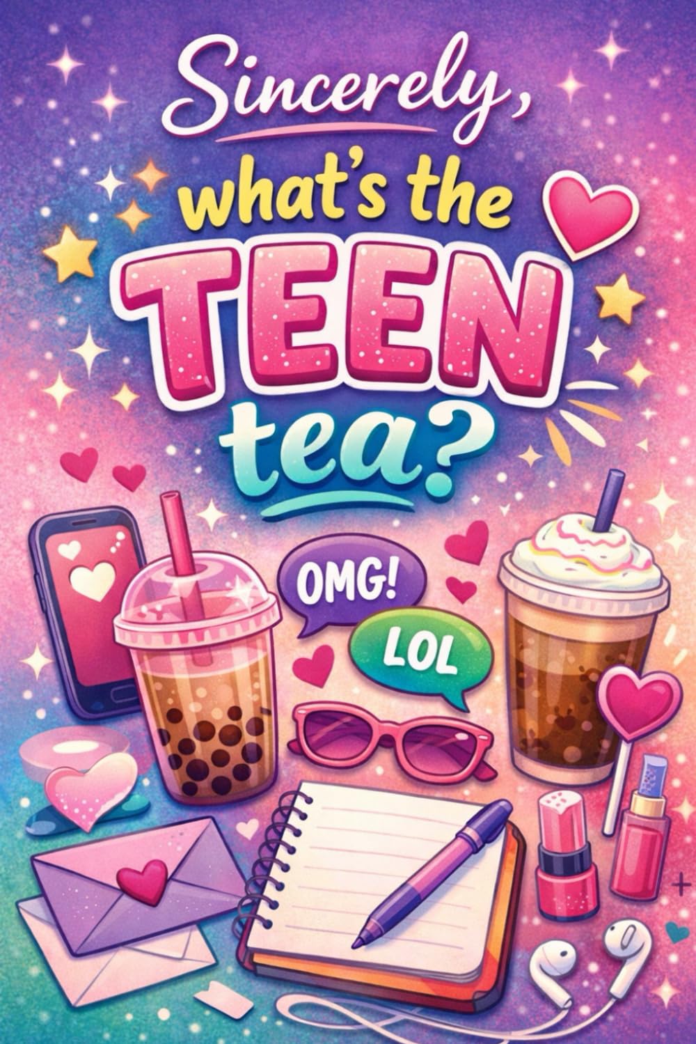 Sincerely, What’s The Teen Tea?: Teen Talk, Real Questions & Fun Activity Pages