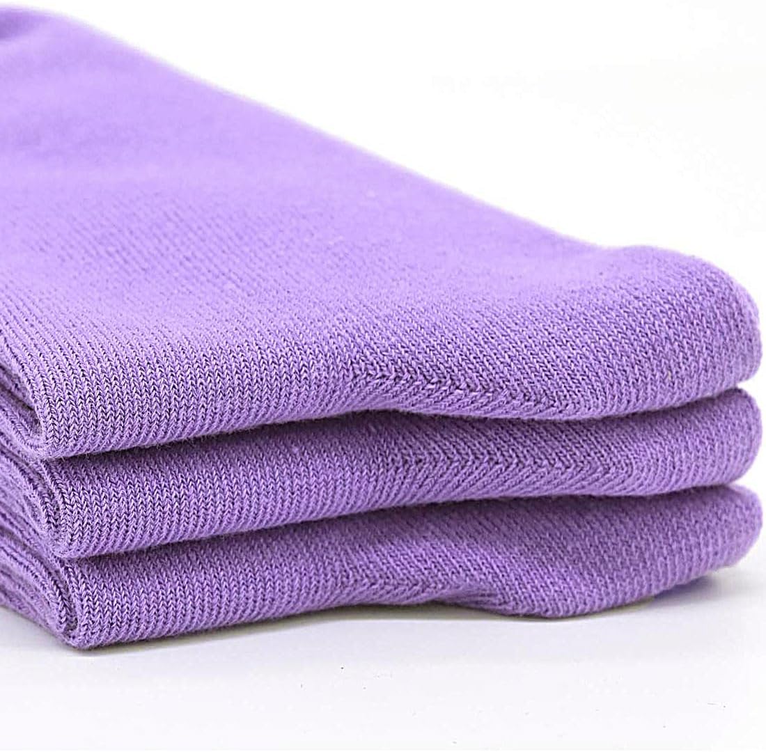 Women Combed Cotton Socks, Super Soft Double Needle Ankle Socks 3 Pairs - Image 2