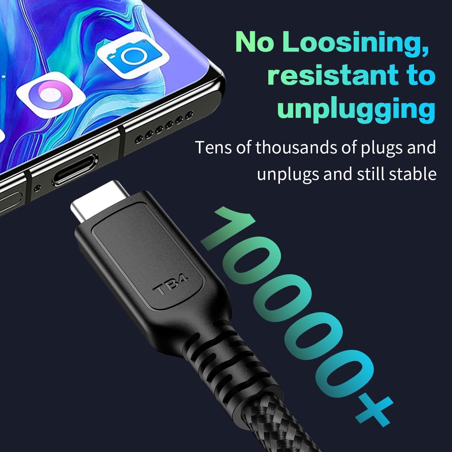 Angusplay Cavo 240W USB4 con cavo Thunderbolt 4 1.8M, cavo dati 40Gbps, cavo di ricarica da USB C a USB-C Cavo compatibile con Thunderbolt 4/3, USB4/3, Mac MacBook Pro, SSD esterno eGPU