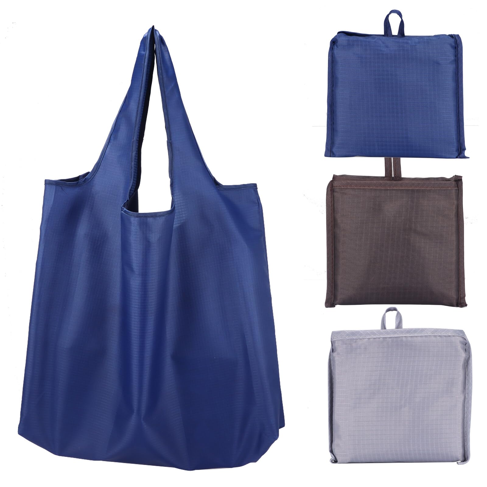 3PCS Reusable Shopping Bag, Large Foldable Shopping Tote Bag, Waterproof Tote Shopping Bag Grocery Shopping Cloth Bags, Washable Grocery Bags Storage, Durable and Lightweight