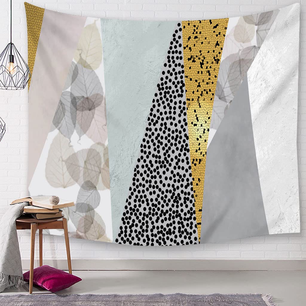 Ehomery Style E Tapestry Custom Wall Covering Landscape Grey Geometric Art Pattern Indie Trippy For Bedroom Queen Size Wall Hanging Blanket Living Room Bedroom Art Décor 79X79 Inches