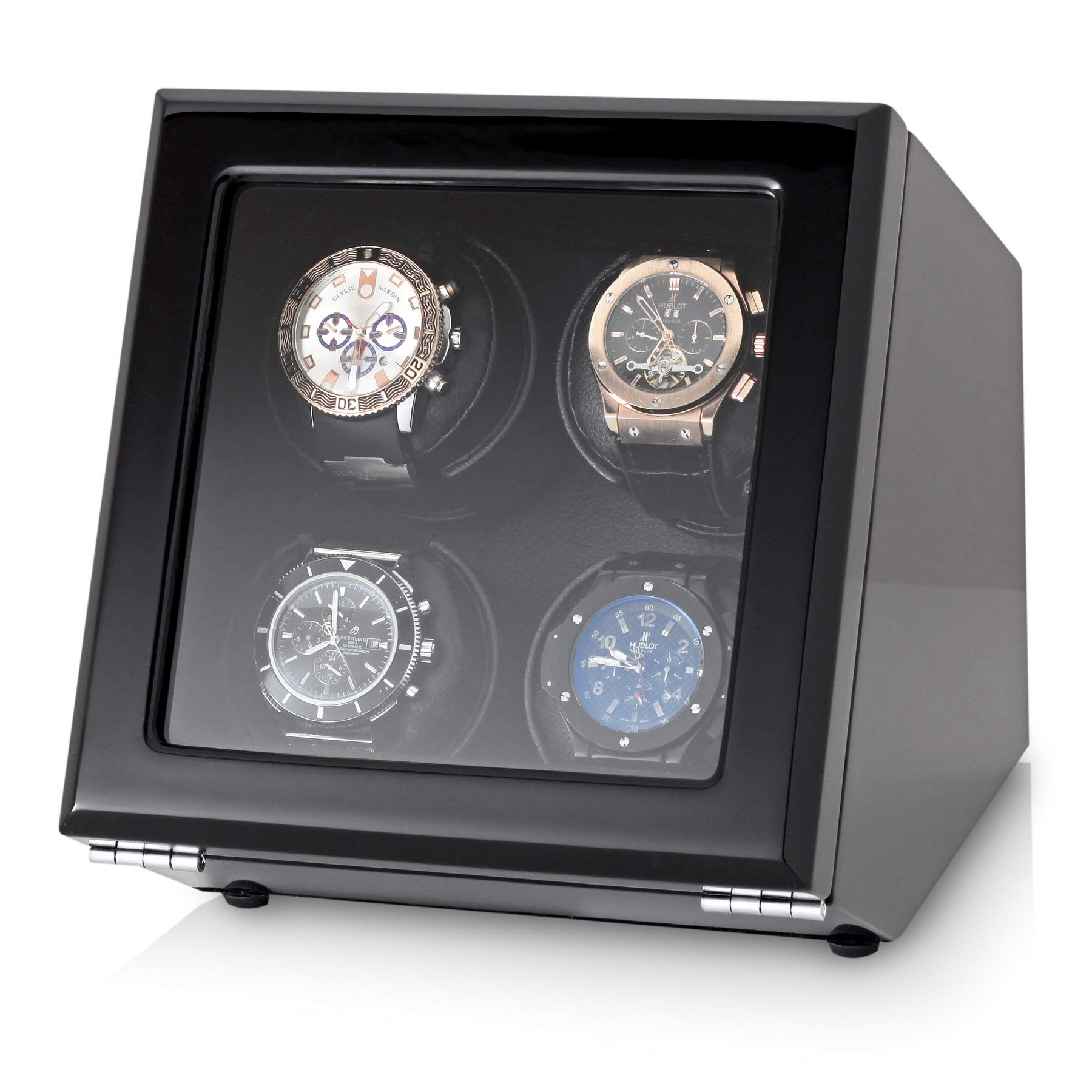 Leader WATCH WINDERSQuad Watch Winder with Motor-Stop Option and 4 Predefined Programs