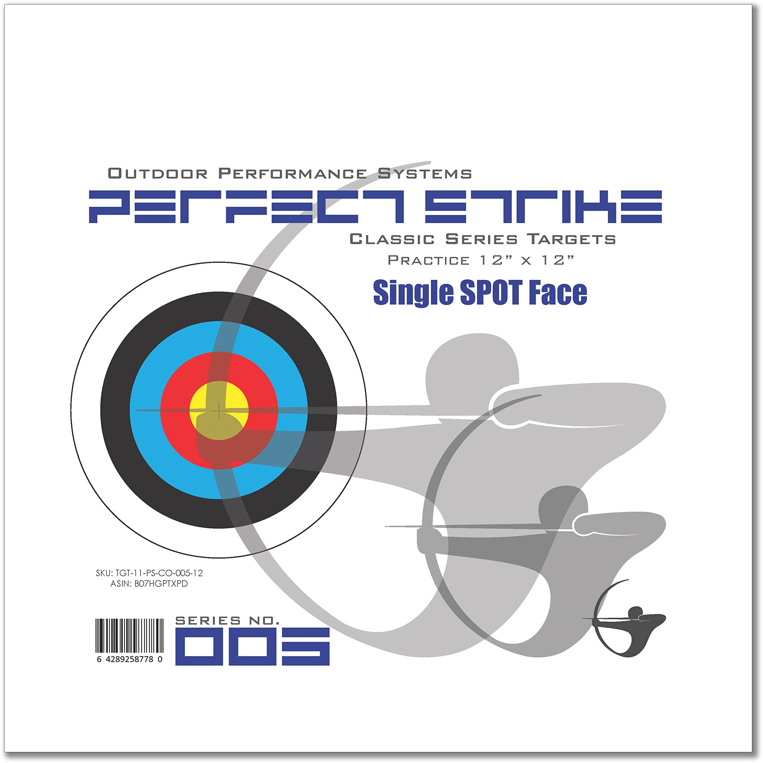 Perfect Strike Archery Targets. Classic OPS No. 005. Archery Paper Targets. Great for Practice in The Backyard or at The Range. (12