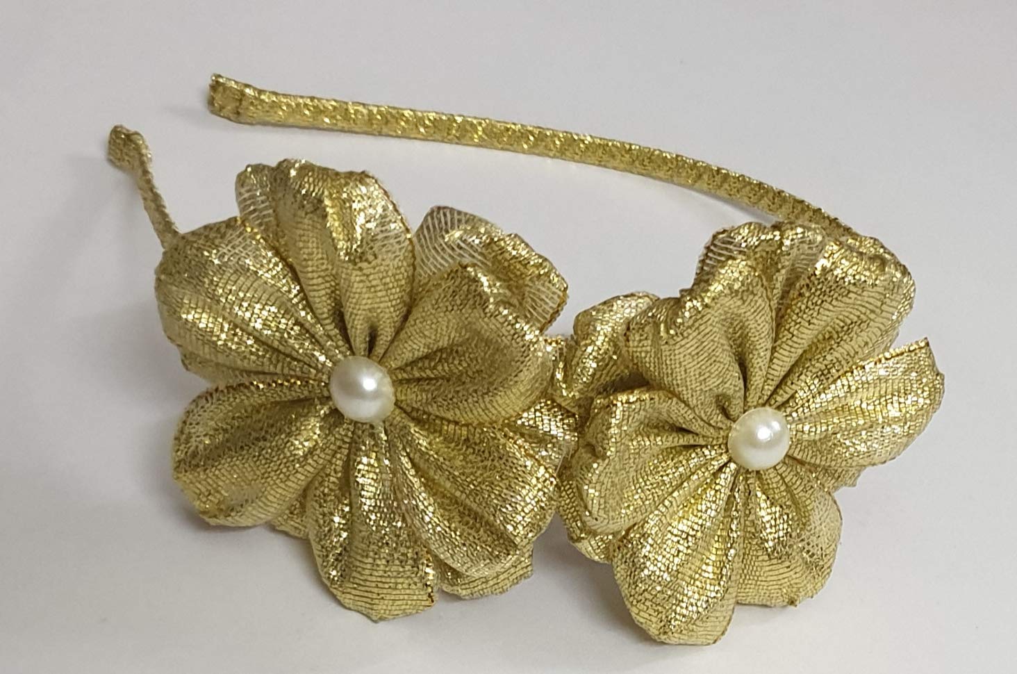 Belleza Crafting with Creativity Golden Color Flower Hairband (Pack of 1) (B085GGJ35Y) Amazon Price History, Amazon Price Tracker