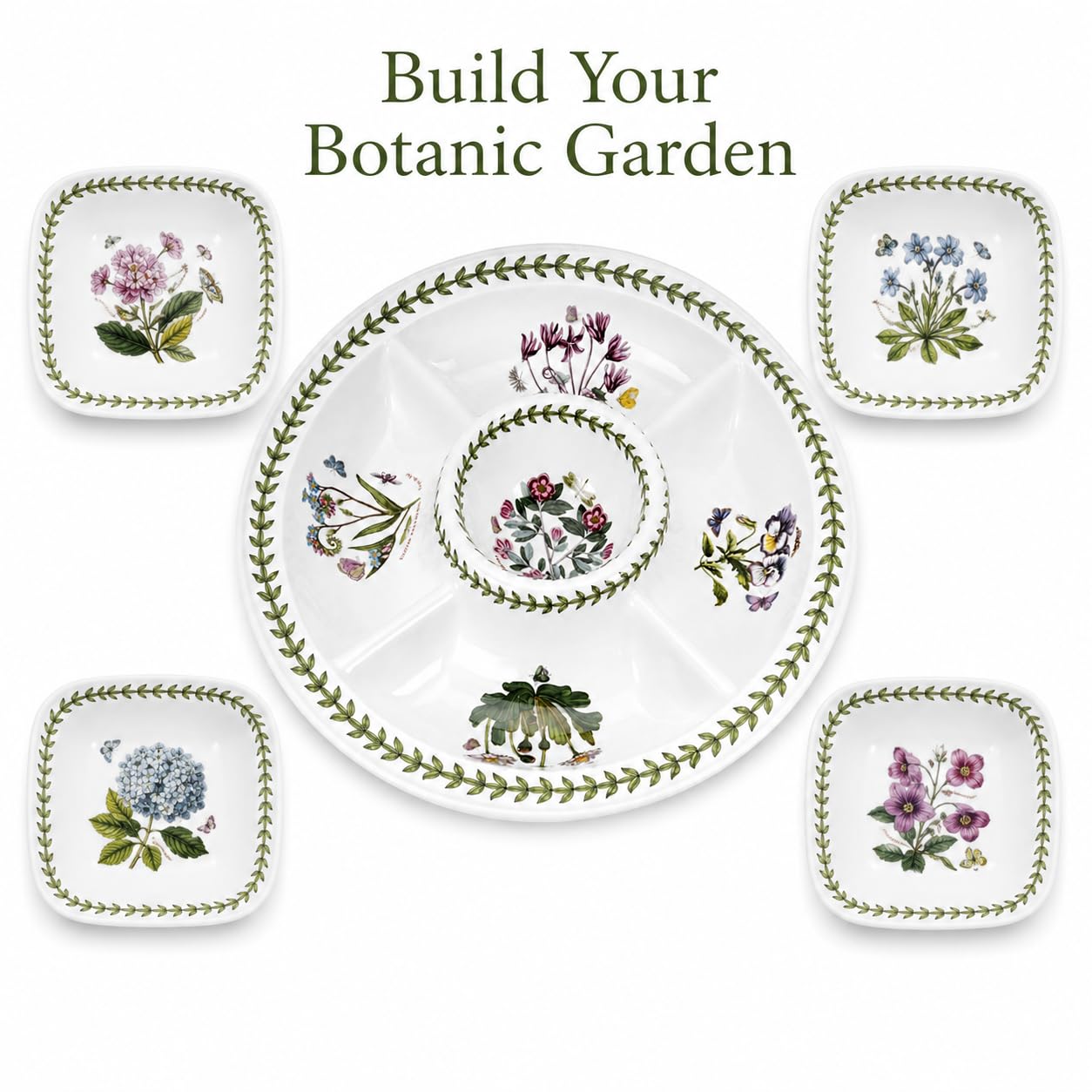 Portmeirion Botanic Garden Chip and Dip by Portmeirion