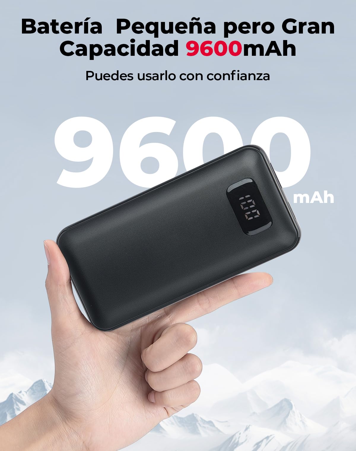 KEMIMOTO Chaleco Calefactable para Hombre y Mujer, Chaleco Eléctrico Calefactado con 6 Zonas de Calefacción, Chaleco Cálido con Batería de 9600 mAh para Esquí, Senderismo y Caza