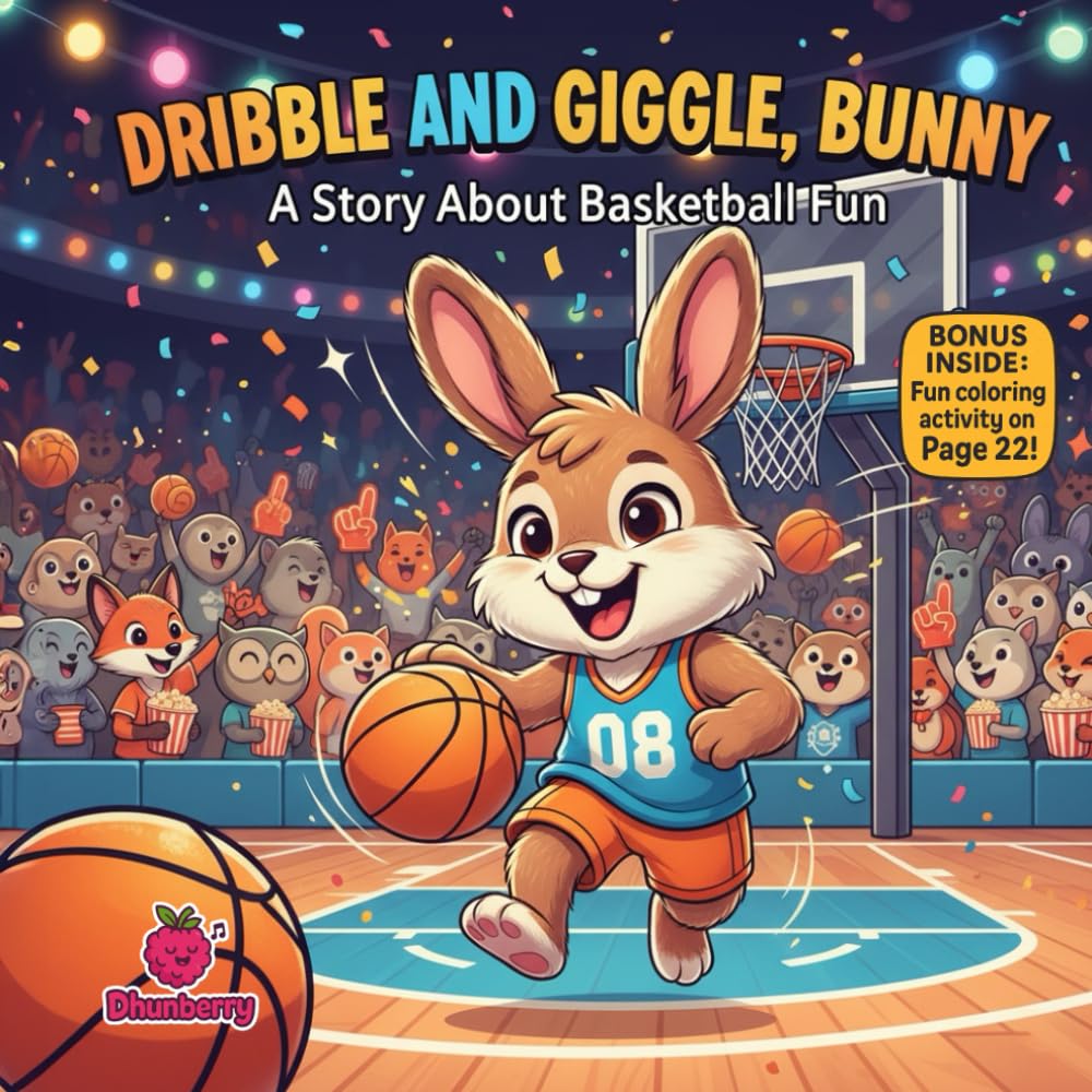 Dribble and Giggle, Bunny A Story About Basketball Fun: A Story About Basketball Fun, Teamwork & Never Giving Up