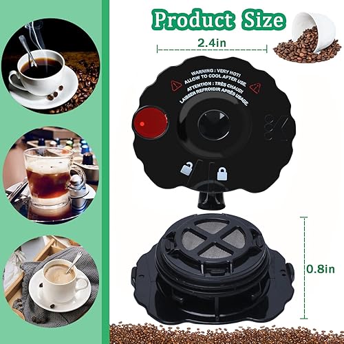 Miniatura 4 de My K Cup - Filtro de cápsulas de café reutilizables para cafeteras Keurig 2.0 K200 K250 K300 K350 K400 K450 K460 K475 K500 K550 K560 K575 paquete de