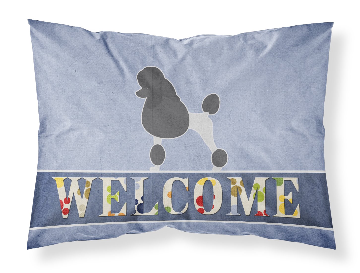 Taie d'oreiller Caniche Bienvenue Caroline's Treasures standard multicolore