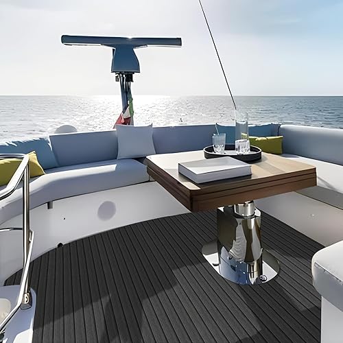 Miniatura 5 de Suelos para barcos de hoja de espuma EVA para suelo de barcos, alfombra de teca sintética, cubierta marina, para asientos, antideslizante,