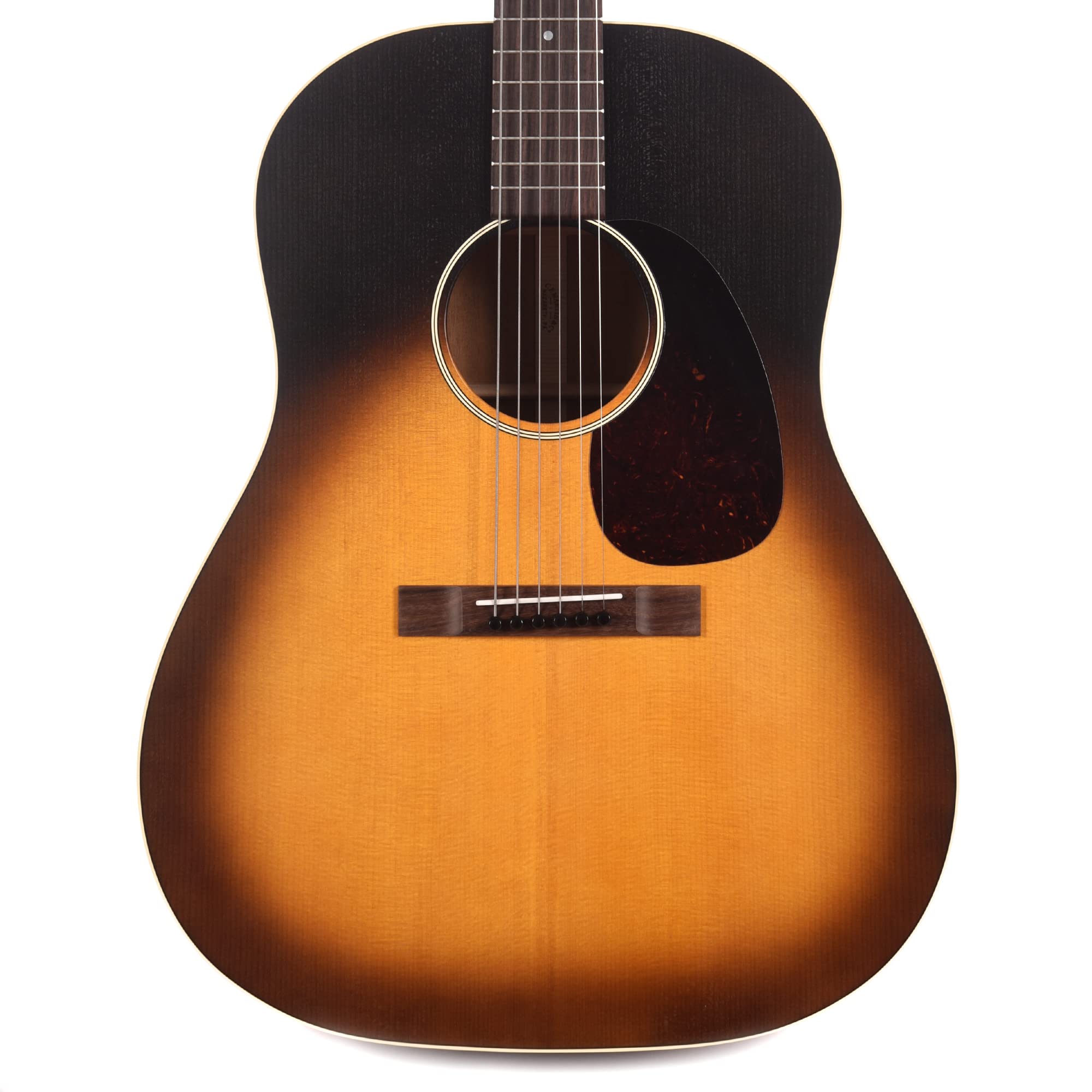 MartinGuitar DSS-17 Acoustic Guitar with Soft-Shell Case, Sitka Spruce and Mahogany Construction, Satin Finish, 000-14 Fret Slope Shoulder, and Modified Low Oval Neck Shape, Whiskey Sunset
