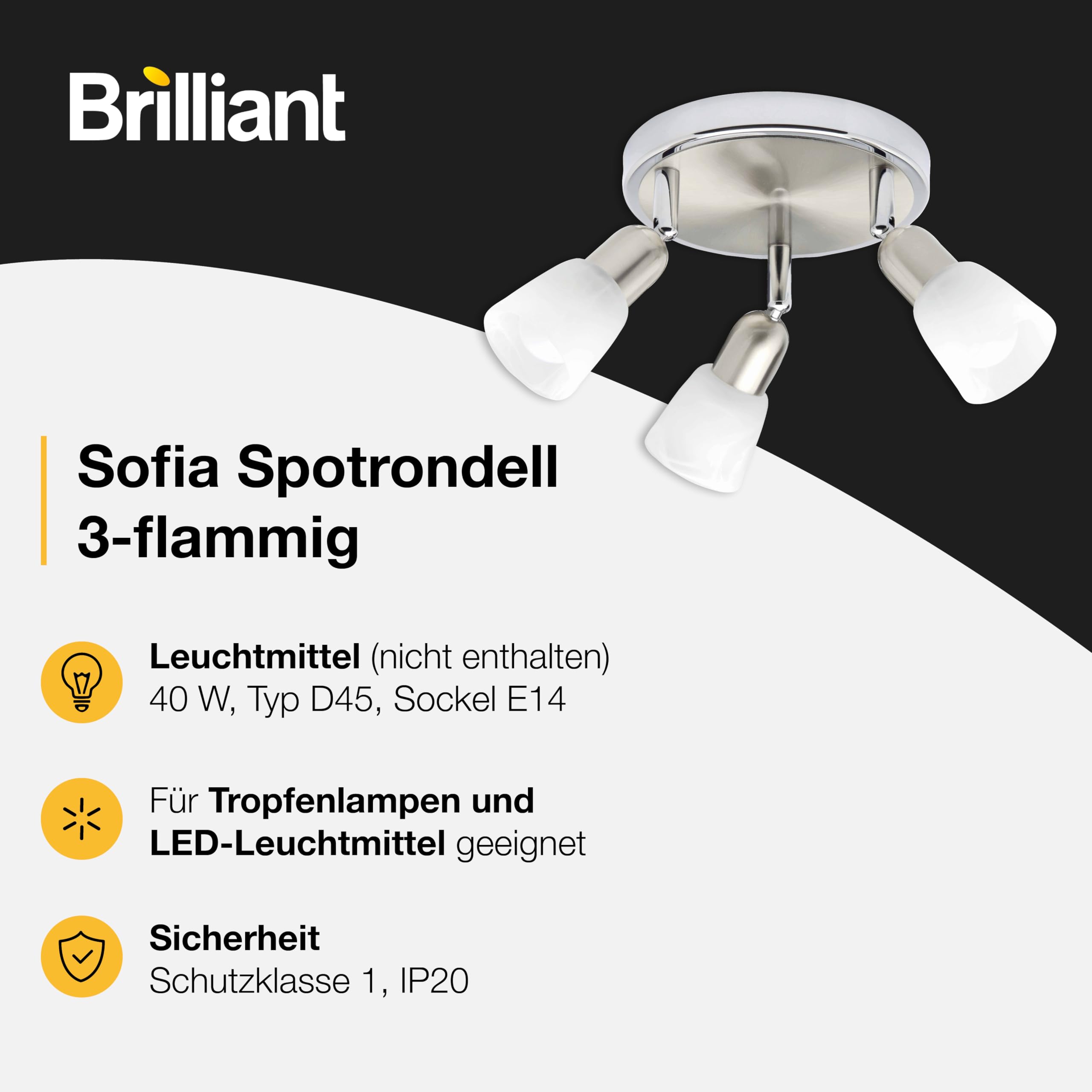 Brilliant Sofia Triple Chrom 55334/77