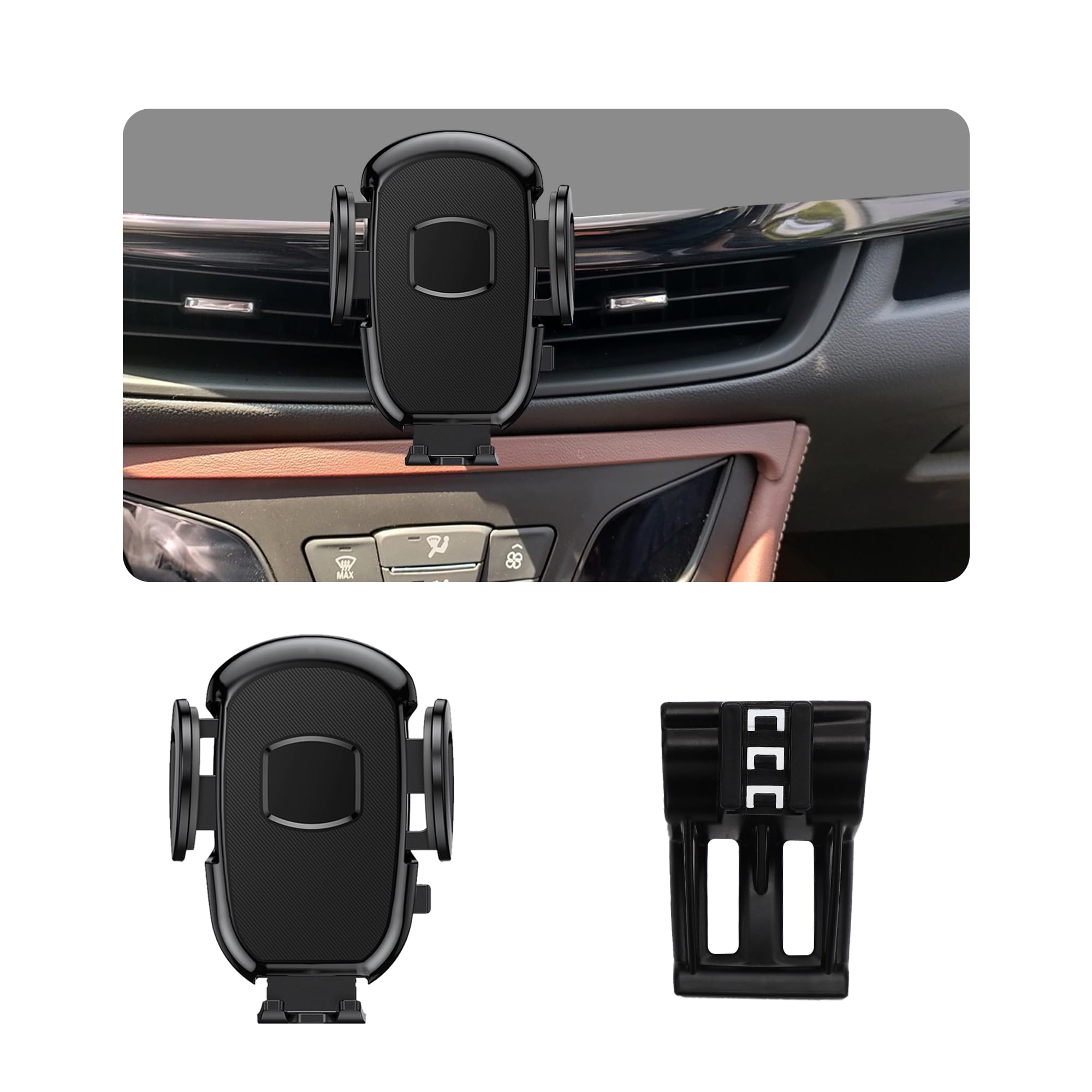 Car Phone Holder Fits for 2016-2020 Buick Envision[Only fits 2016-2020 Buick],Car Phone Mount Snugly fit Navigation Bracket Air Vent, 4.7-7 inch Phone,360° Rotation,Easy to Install