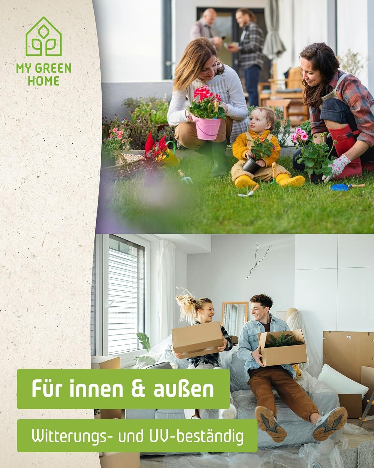 12 x MY Green Home Silicona Sanitaria Blanca 300 ml – Sellador elástico para baño, ducha, lavabo, inodoro, azulejos, piedra natural, interior y exterior