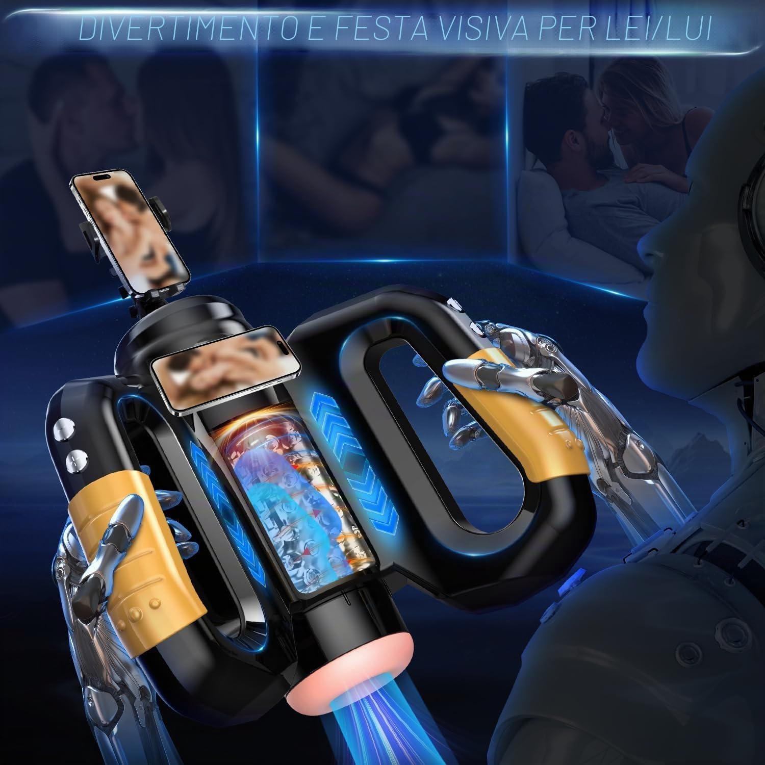 Masturbatore Masturbatore Maschio, Giocattolo Del Sesso, Macchina Del Pompino Da Uomo, 10 Modalità Di Spinta E 10 Modalità Di Rotazione, Con E Supporto Tascabile, Masterburbater Automatico Per