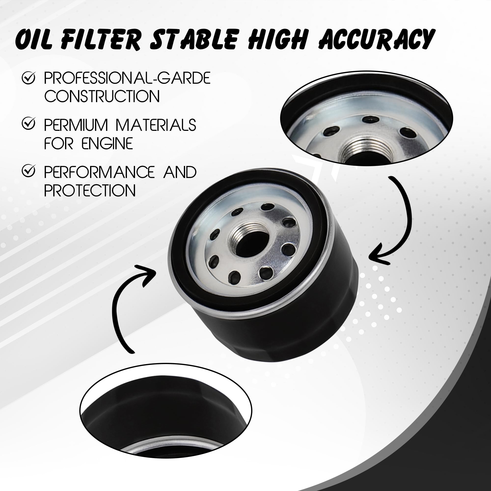 Filtre à Huile Compatible Avec Briggs & Stratton 696854/795890