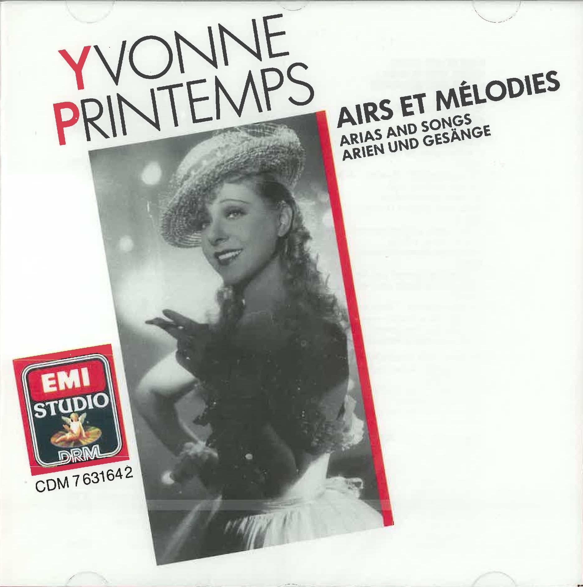 Airs D'operettes Et Melodies [Audio CD] Printemps, Yvonne